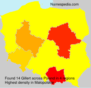 Surname Gillert in Poland