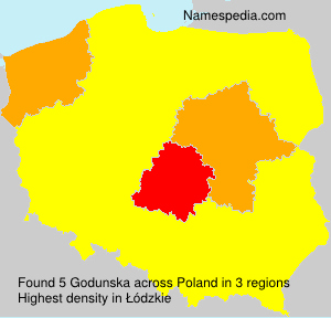 Surname Godunska in Poland