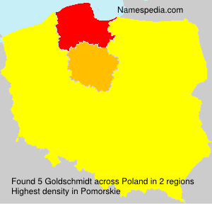 Surname Goldschmidt in Poland