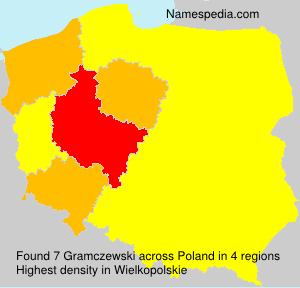 Surname Gramczewski in Poland