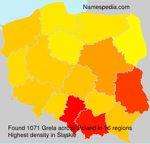 Surname Grela in Poland