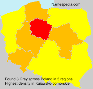 Surname Grey in Poland