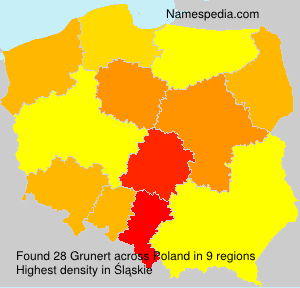 Surname Grunert in Poland