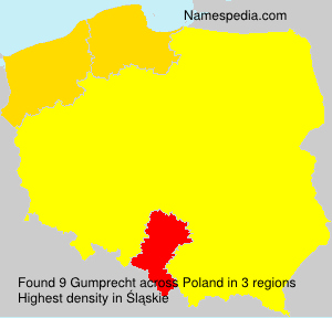 Surname Gumprecht in Poland