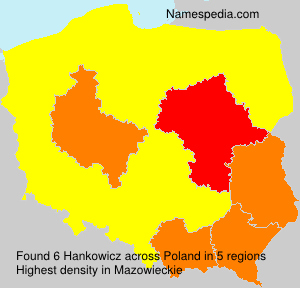 Surname Hankowicz in Poland