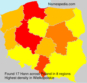 Surname Hann in Poland