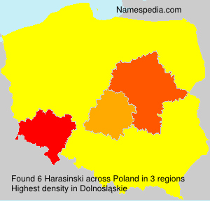Surname Harasinski in Poland