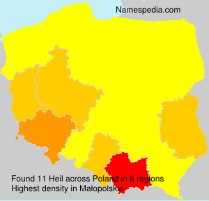 Surname Heil in Poland