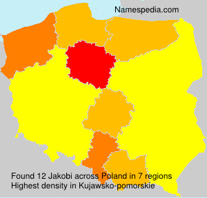 Surname Jakobi in Poland