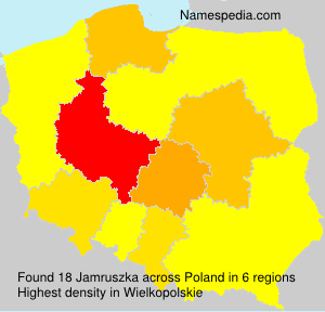 Surname Jamruszka in Poland