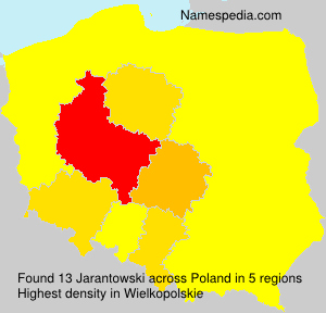 Surname Jarantowski in Poland