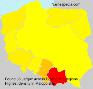 Surname Jarguz in Poland