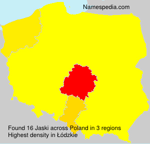 Surname Jaski in Poland