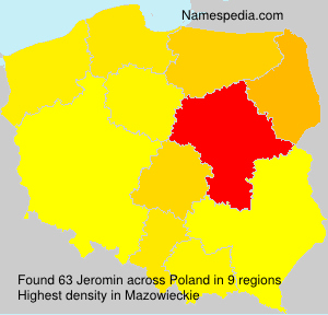 Surname Jeromin in Poland