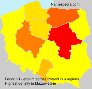 Surname Jeronim in Poland