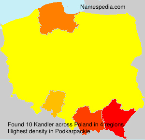 Surname Kandler in Poland