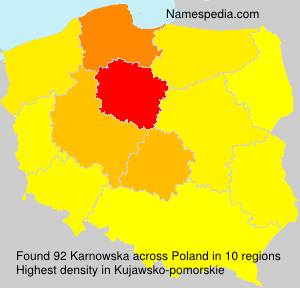 Surname Karnowska in Poland