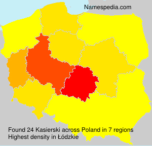 Surname Kasierski in Poland