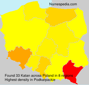 Surname Katan in Poland