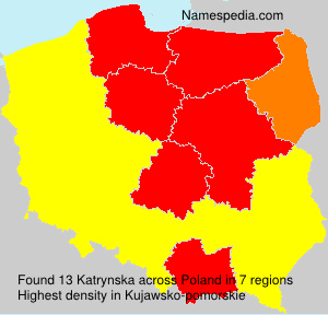 Surname Katrynska in Poland