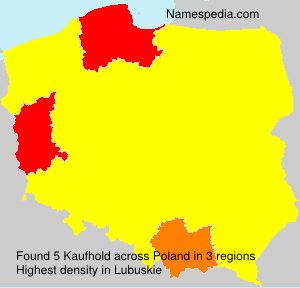 Surname Kaufhold in Poland