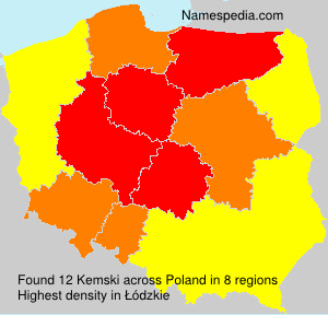 Surname Kemski in Poland