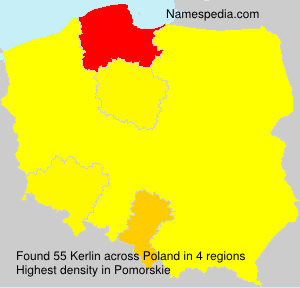 Surname Kerlin in Poland