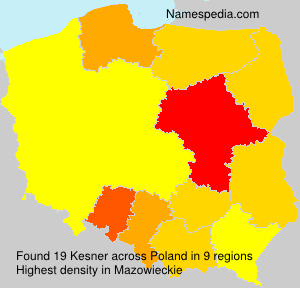 Surname Kesner in Poland