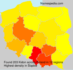 Surname Kidon in Poland