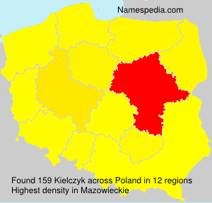 Surname Kielczyk in Poland