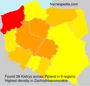 Surname Kietrys in Poland