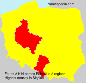 Surname Kihl in Poland