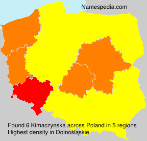 Surname Kimaczynska in Poland