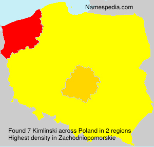 Surname Kimlinski in Poland
