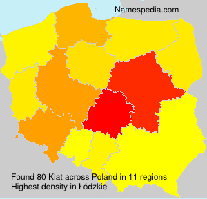 Surname Klat in Poland
