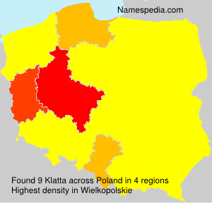 Surname Klatta in Poland