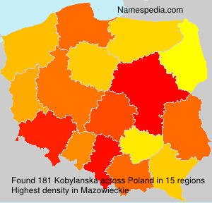 Surname Kobylanska in Poland