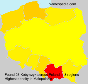 Surname Kobylczyk in Poland