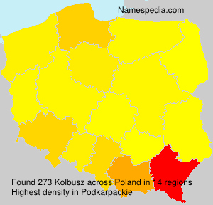 Surname Kolbusz in Poland