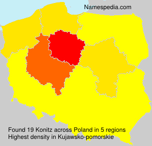 Surname Konitz in Poland