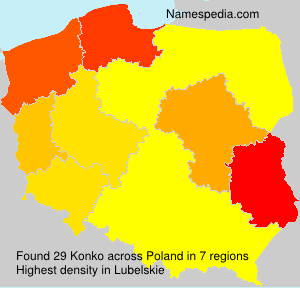 Surname Konko in Poland