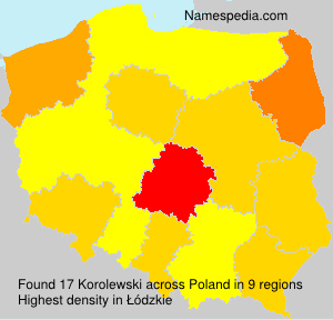 Surname Korolewski in Poland
