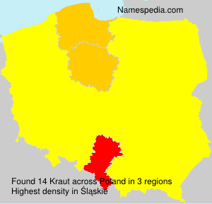 Surname Kraut in Poland