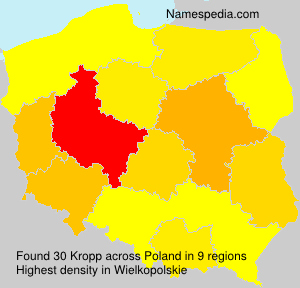 Surname Kropp in Poland