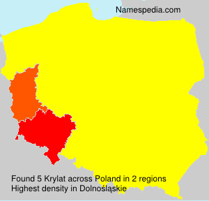 Surname Krylat in Poland
