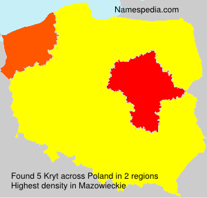 Surname Kryt in Poland