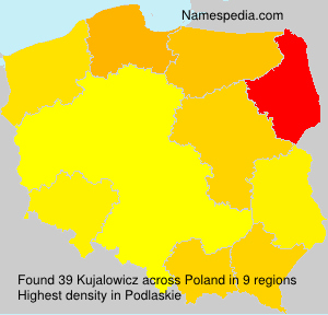 Surname Kujalowicz in Poland