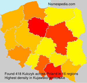 Surname Kulczyk in Poland