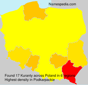 Surname Kuranty in Poland