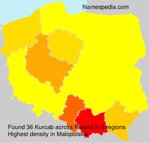 Surname Kurcab in Poland